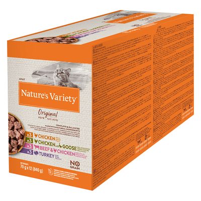 Pateu original Nature's Variety fără cereale 12 x 70g
