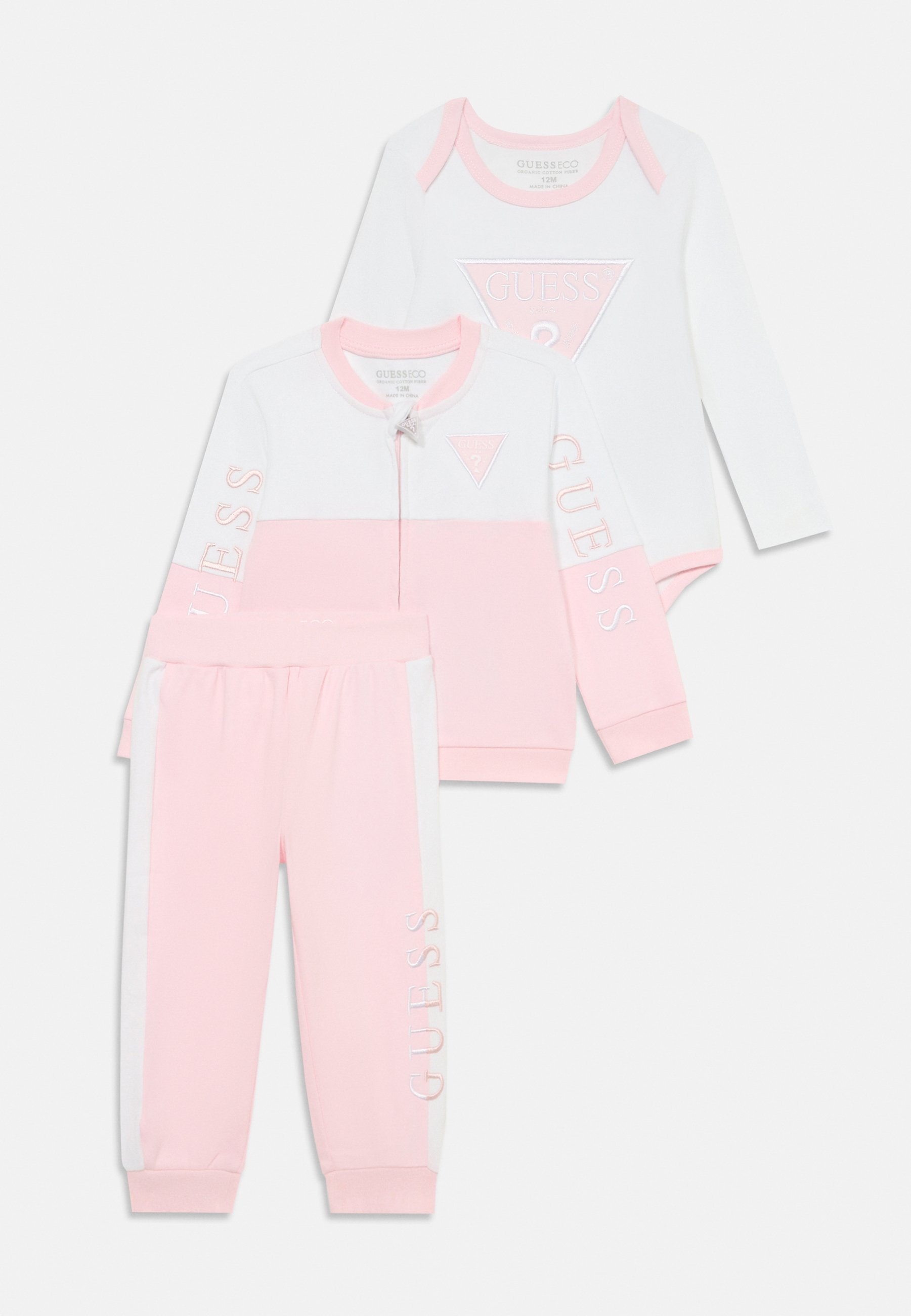 Guess BABY BODY PANTS SET UNISEX - Body - roze tinten