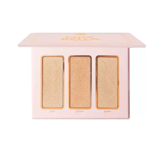Bh Cosmetics x Mrs. Bella Highlighter Trio paleta do makijażu Goldie 9 g