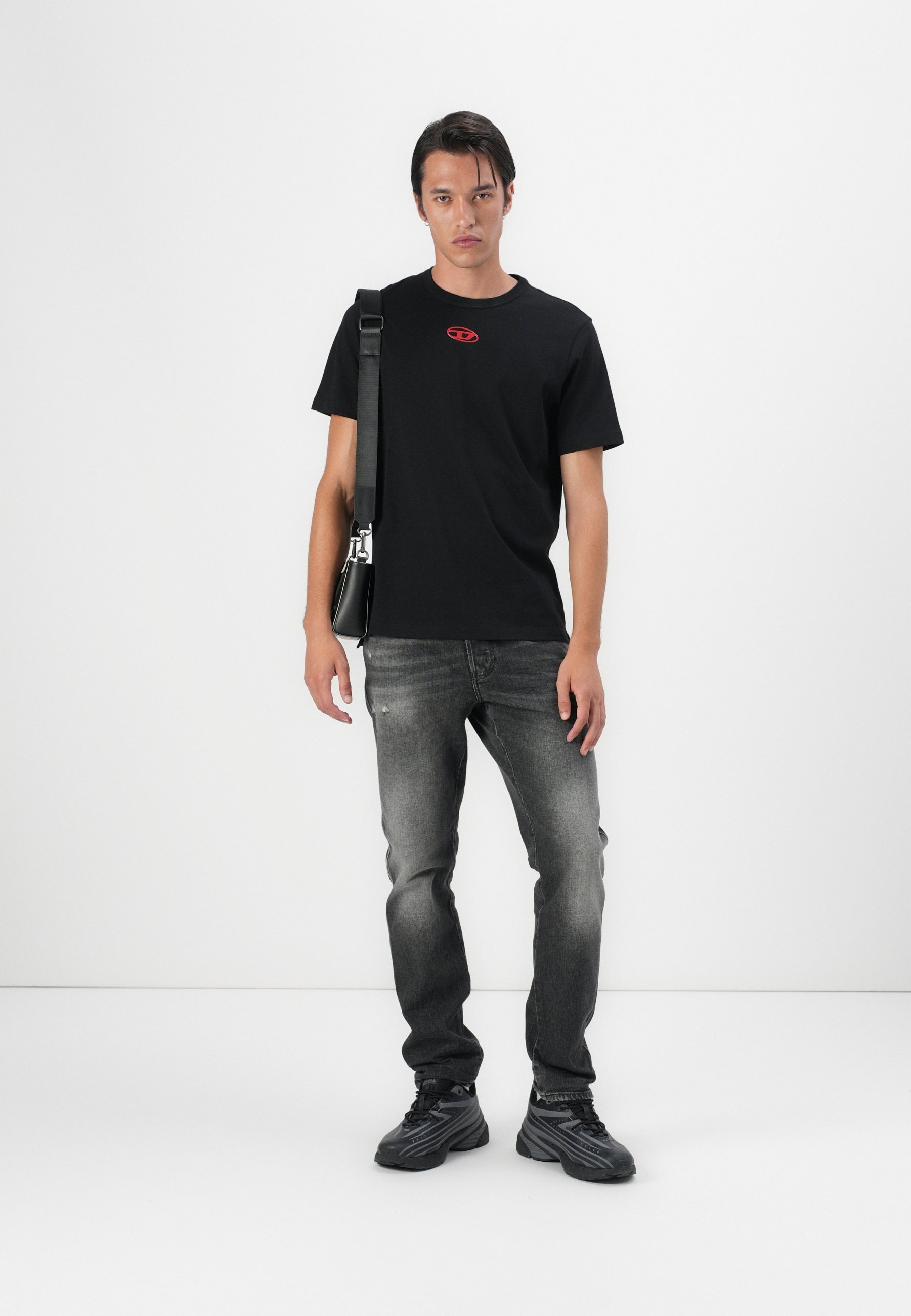 Diesel jeans met rechte pijpen - zwart