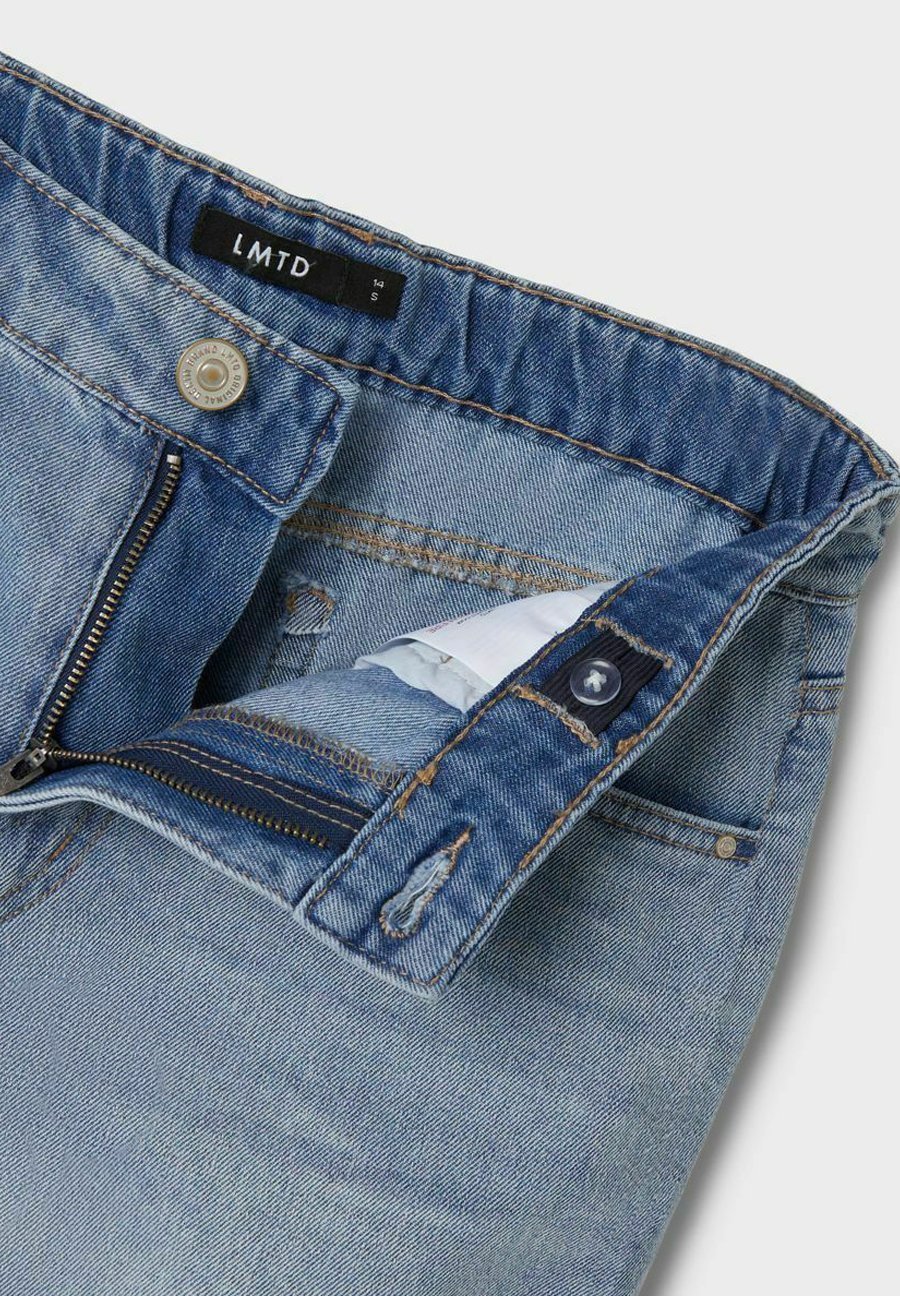 LMTD Straight leg jeans - lichtblauwe denim
