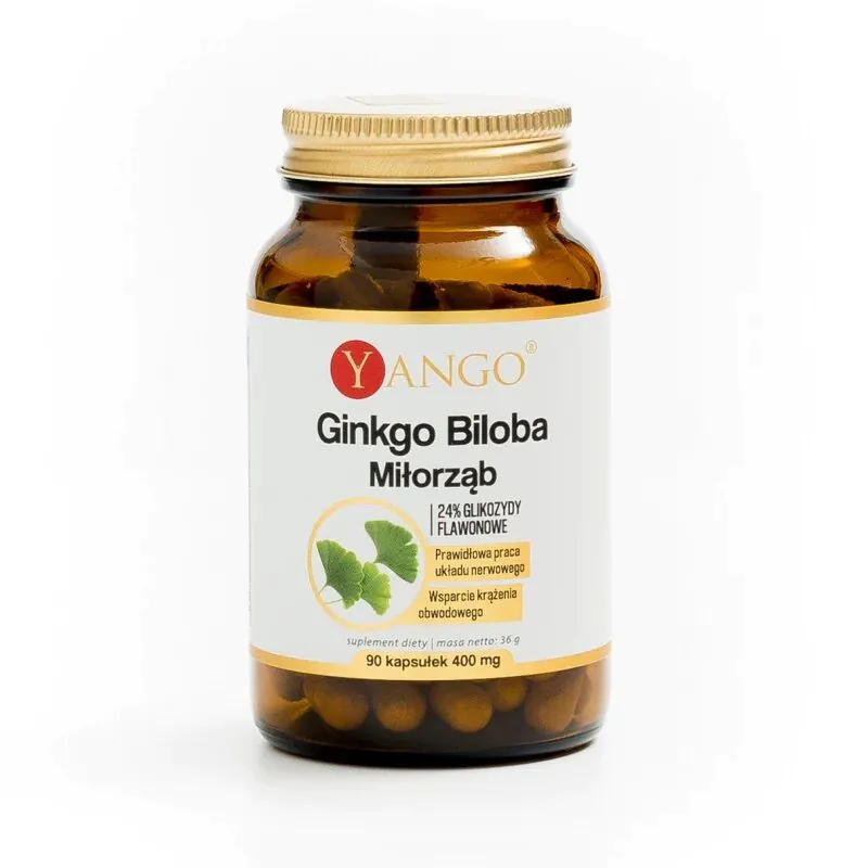 Yango Ginkgo Biloba Miłorząb Kapsułki