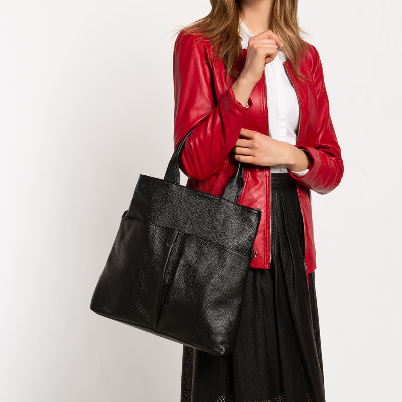Borsa shopper in pelle