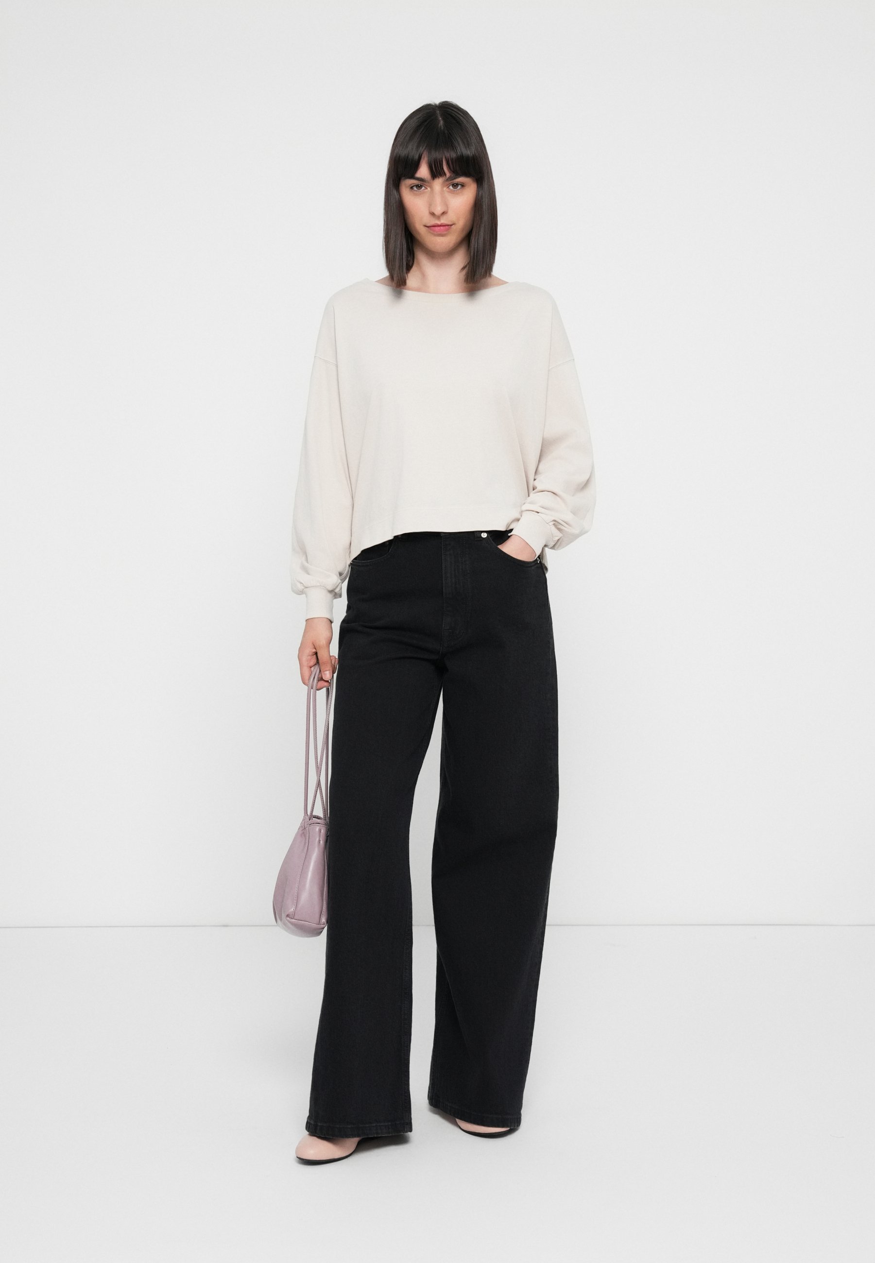 DRYKORN KELANE - Maglia a maniche lunghe - bianco sporco