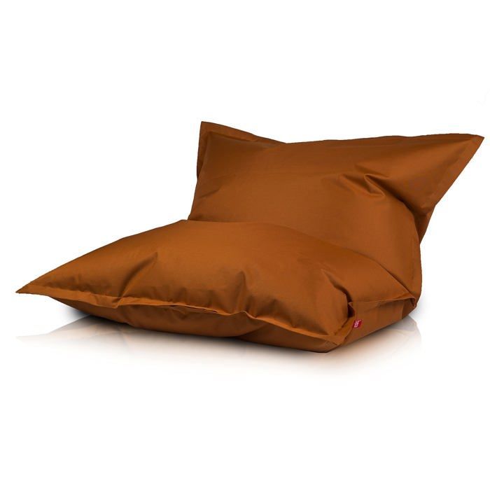 Sako pouf cushion for children, nursery, sturdy fabric bag, relaxation chair S, 140x100, Light Brown, Ecopuf