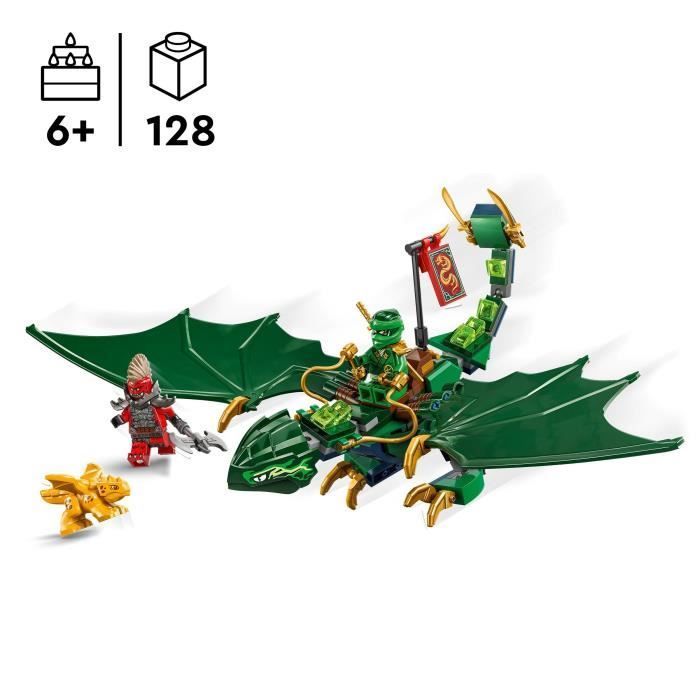 LEGO NINJAGO 71829 Drago della Foresta Verde di Lloyd - Set di costruzioni per bambini dai 6 anni in su