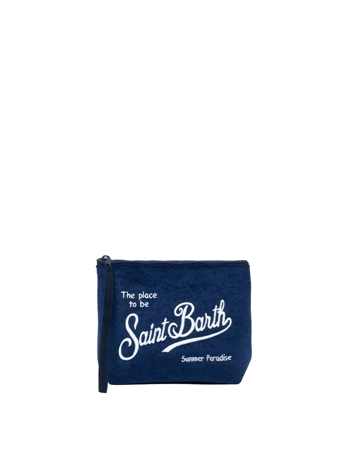 Pochette Aline in spugna blu