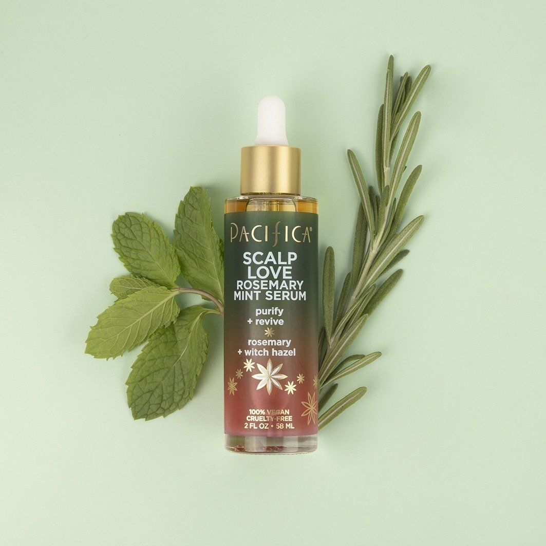 „Pacifica“ plaukų serumas „Rosemary Scalp Love“ rozmarinų ir mėtų serumas – 58 ml