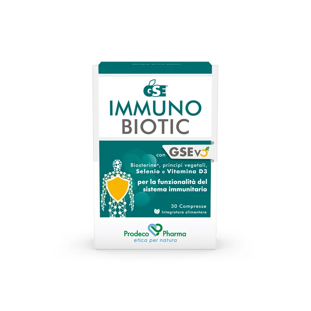 GSE Immunobiotic 30 tabletten ondersteunt het fysiologische evenwicht.