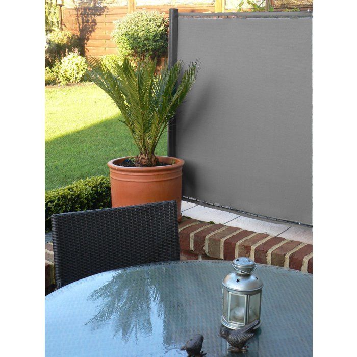 Privacy screen mat - NATURE - 200 g - Anthracite - 10 x 1.5 m