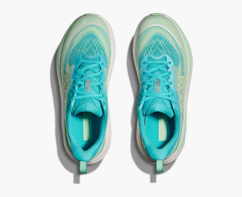 HOKA Skyflow Cielo Blue / Mint Fluoriet