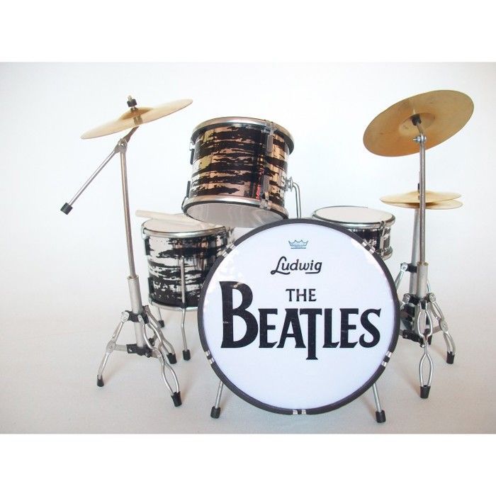 Verzamelbaar miniatuur drumstel, Ludwig van Ringo Starr van The Beatles