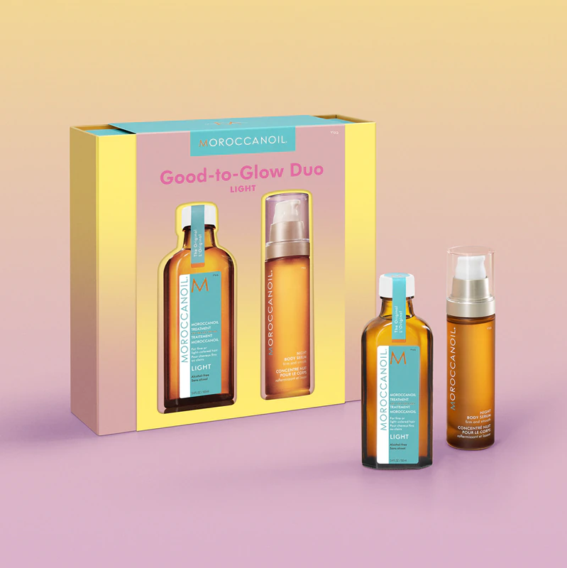 Moroccanoil Good-to-Glow Duo Lichte Haar- en Lichaamsverzorgingsset