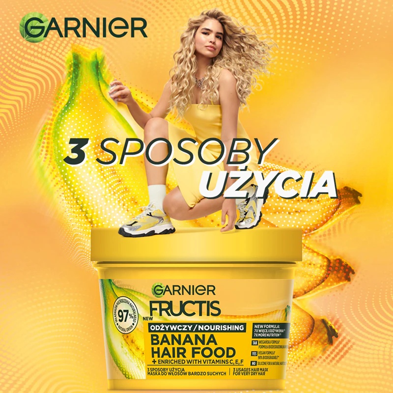 Garnier Fructis Hair Food hranilna maska za suhe lase