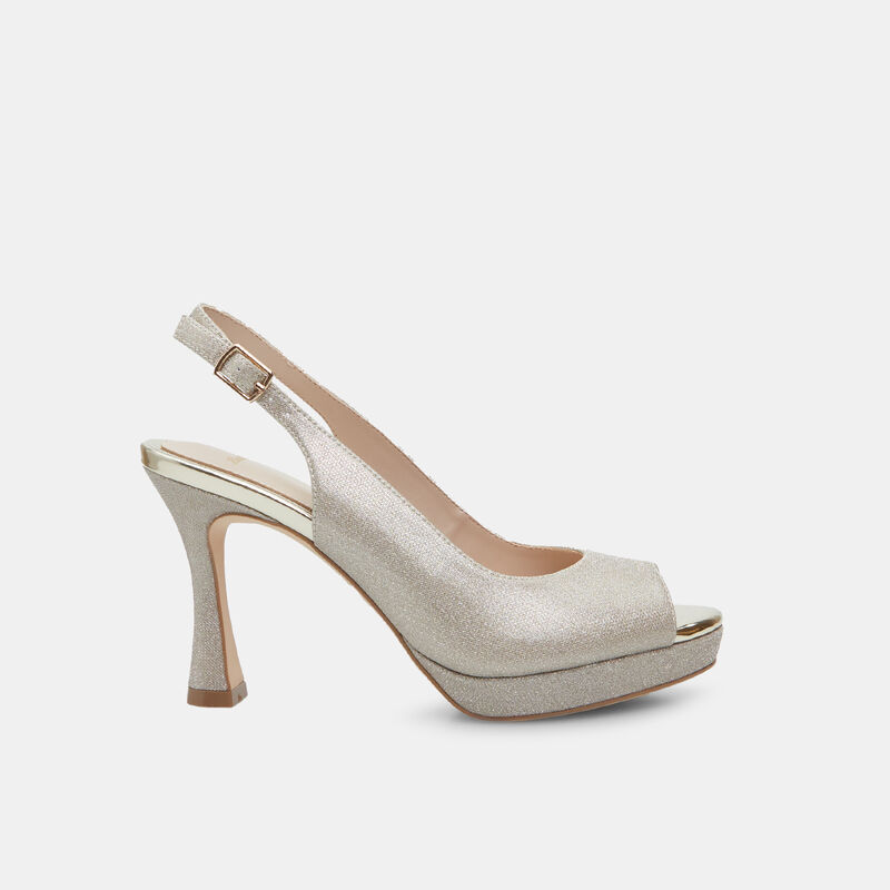 BATA damskie półbuty typu slingback z odkrytym palcem i obcasem 9 cm
