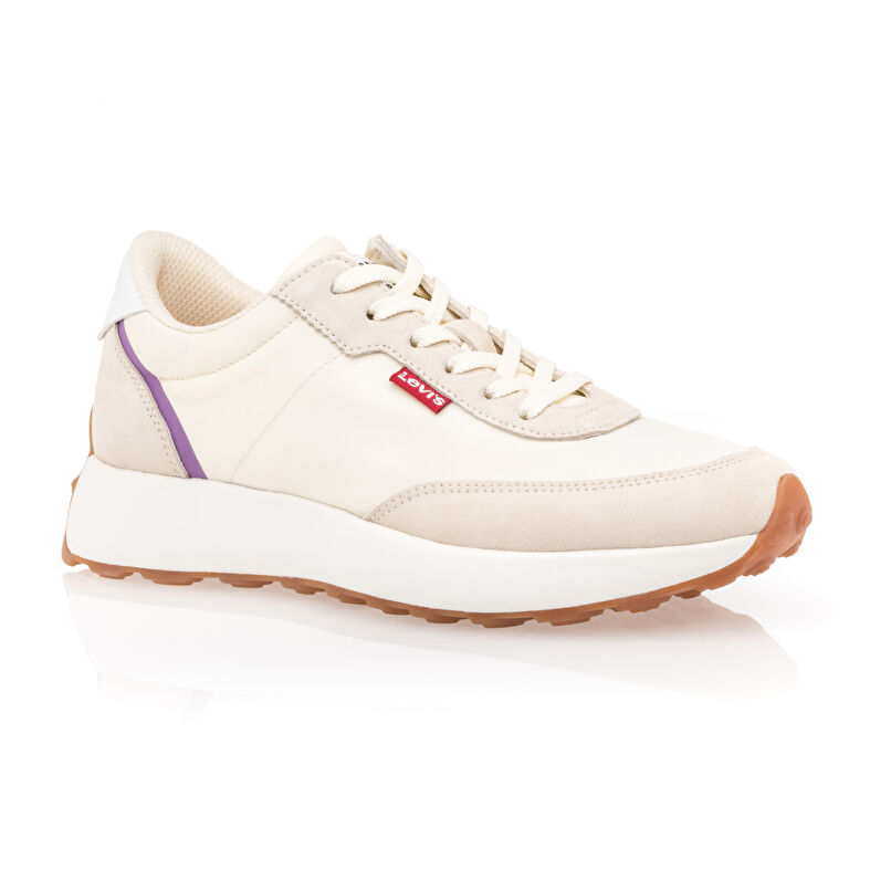 Zapatillas deportivas para mujer color beige.
