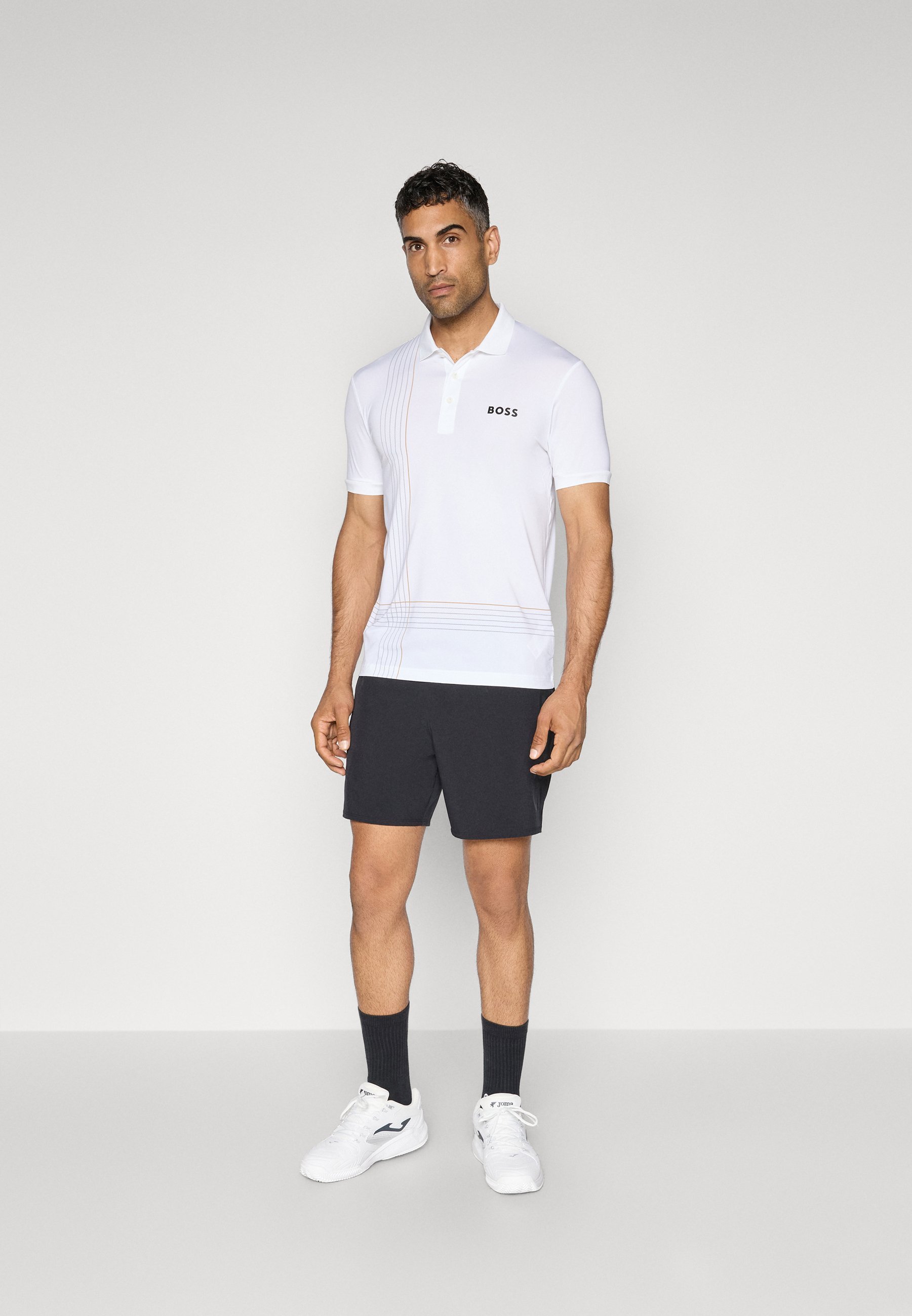 BOSS CHECK - Polokošile - white