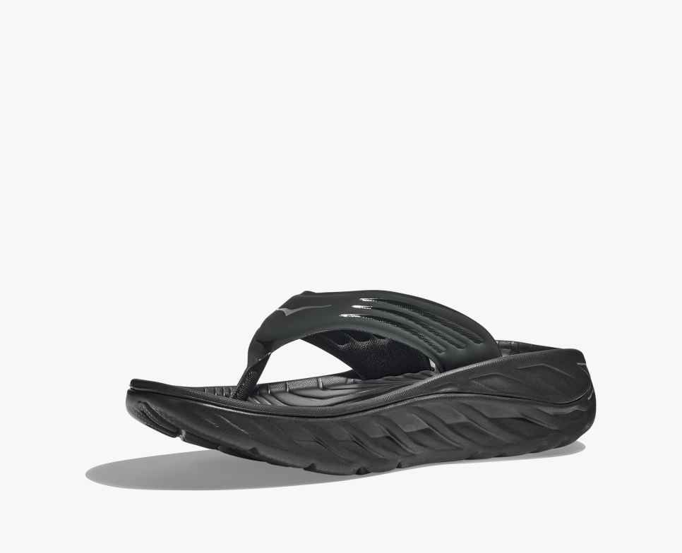 HOKA Ora Recovery Flip 2 Zwart / Donkergrijs