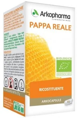 ARKOPHARMA Arkopharma Arkocapsule Royal Jelly Bio 45 Kapseln Rekonstituierendes Nahrungsergänzungsmittel