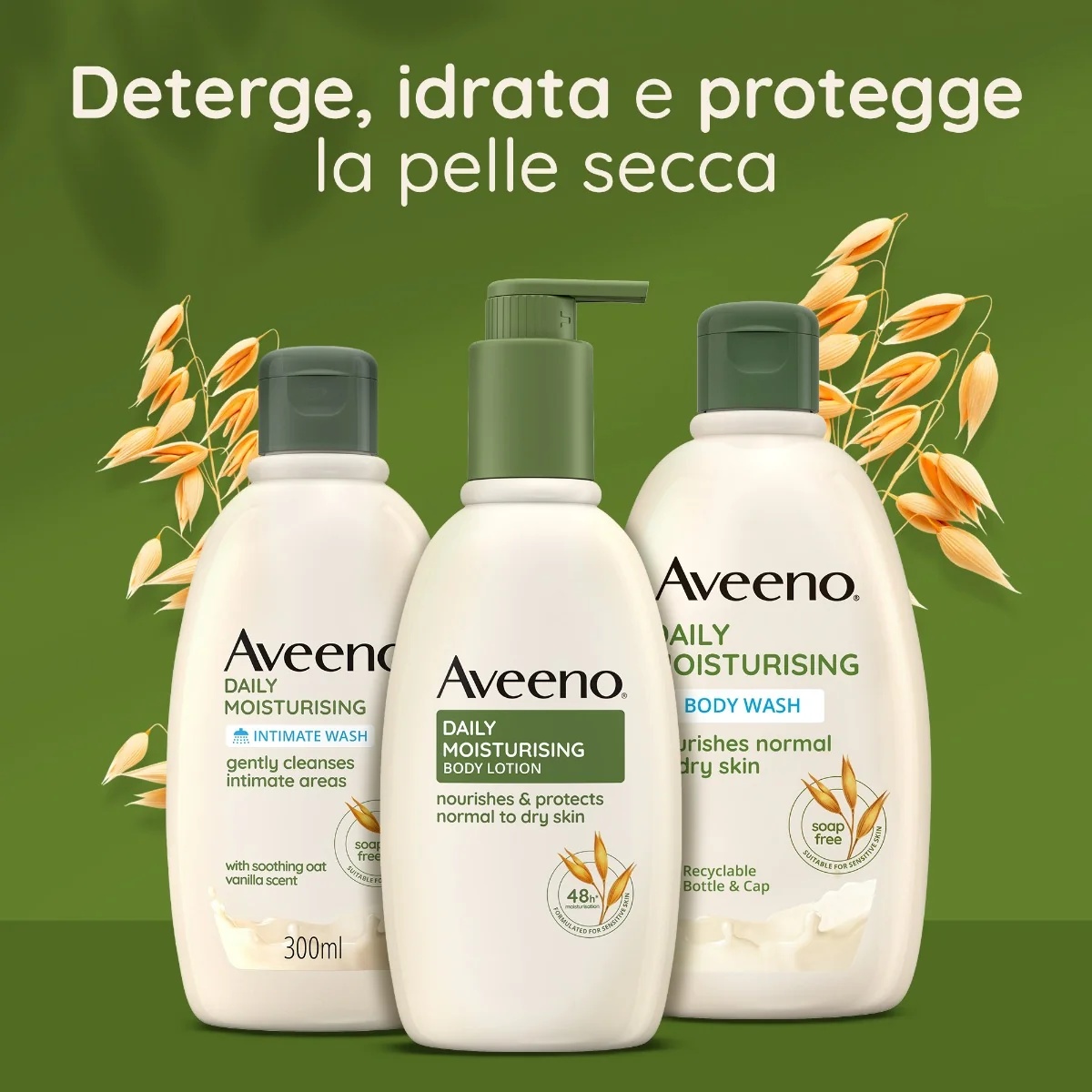 AVEENO Aveeno Crema Hidratante Diaria Sin Perfume 300 ml Piel Seca y Sensible