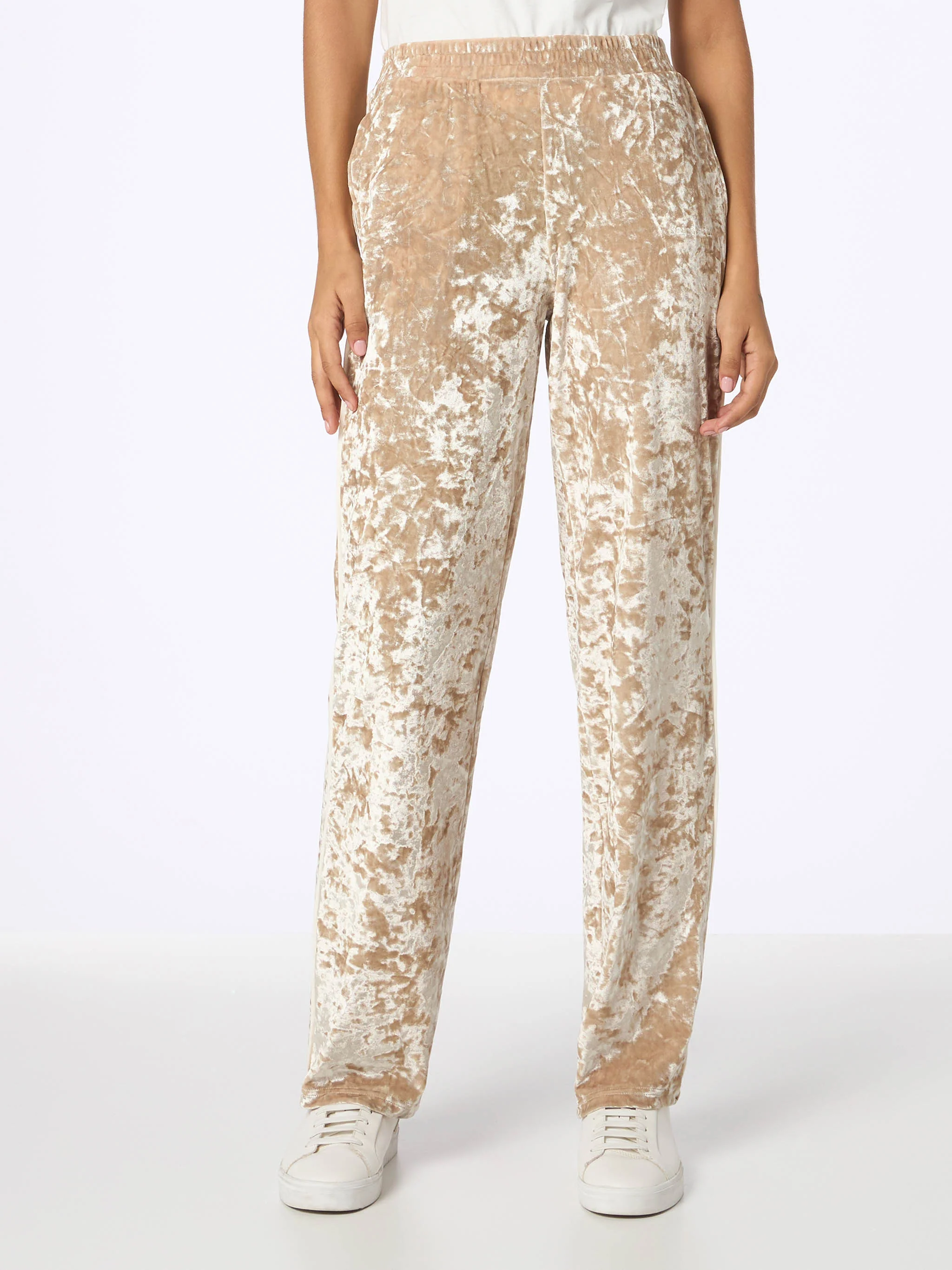 Yvonne Beige Chenille Damenhose