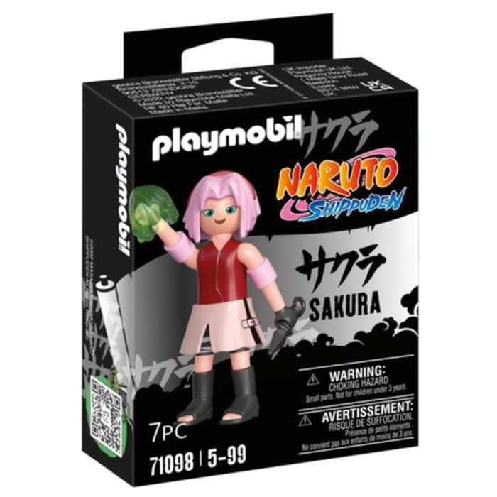 PLAYMOBIL - Sakura - Naruto Shippuden - Figura com kunai e luva de cura