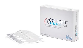 Gel Epinorm EPITECH pour lésions cutanées, 5 doses individuelles de 3 ml