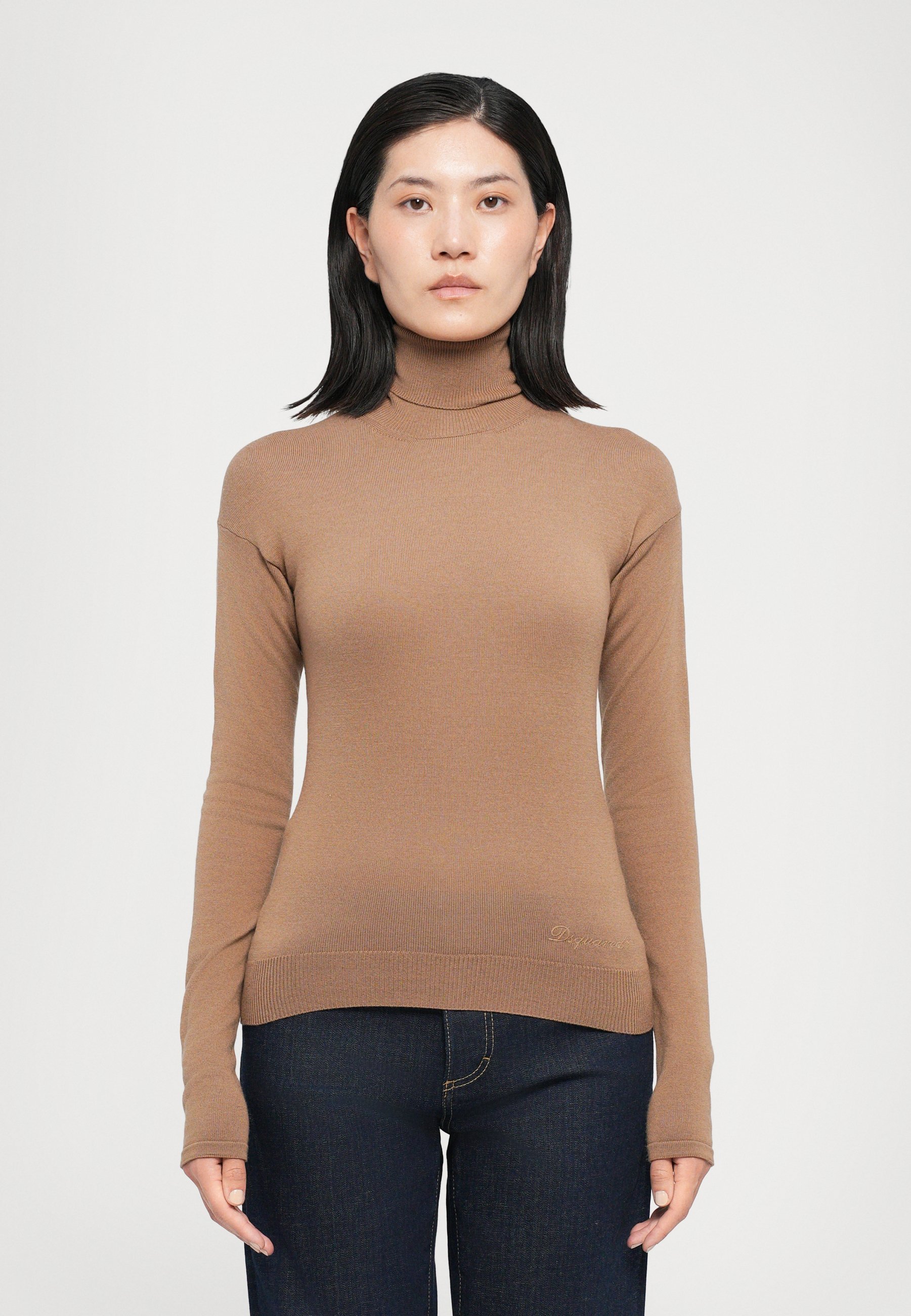 Dsquared2 TURTLE NECK - Trui - camel