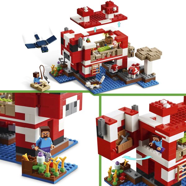 LEGO Minecraft 21270 Dom z grzybami<br>