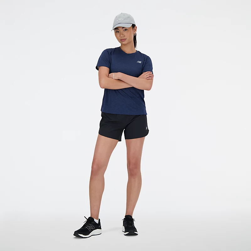 Damen-Sport-T-Shirt - NB NAVY MEATHER