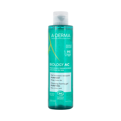 A-Derma Biology AC Purifying Cleansing Foaming Gel Purifying Foaming Gel 200 ml 200 ml