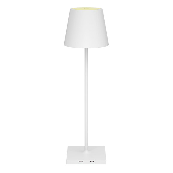 Smart LED batteridrevet bordlampe Nolia hvit+farge, hvit