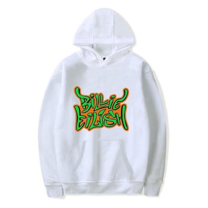 Sudadera para mujer - FUNMOON - Sudadera con capucha - Manga larga - Blanca - Otoño/Invierno