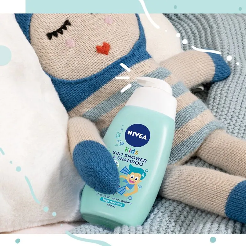 Nivea Kids Żel do mycia ciała 2w1 o Zapachu Jabłkowych Karmelków
