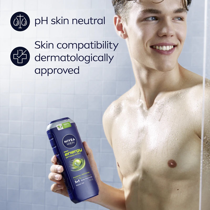 NIVEA MEN Energy dušo želė vyrams