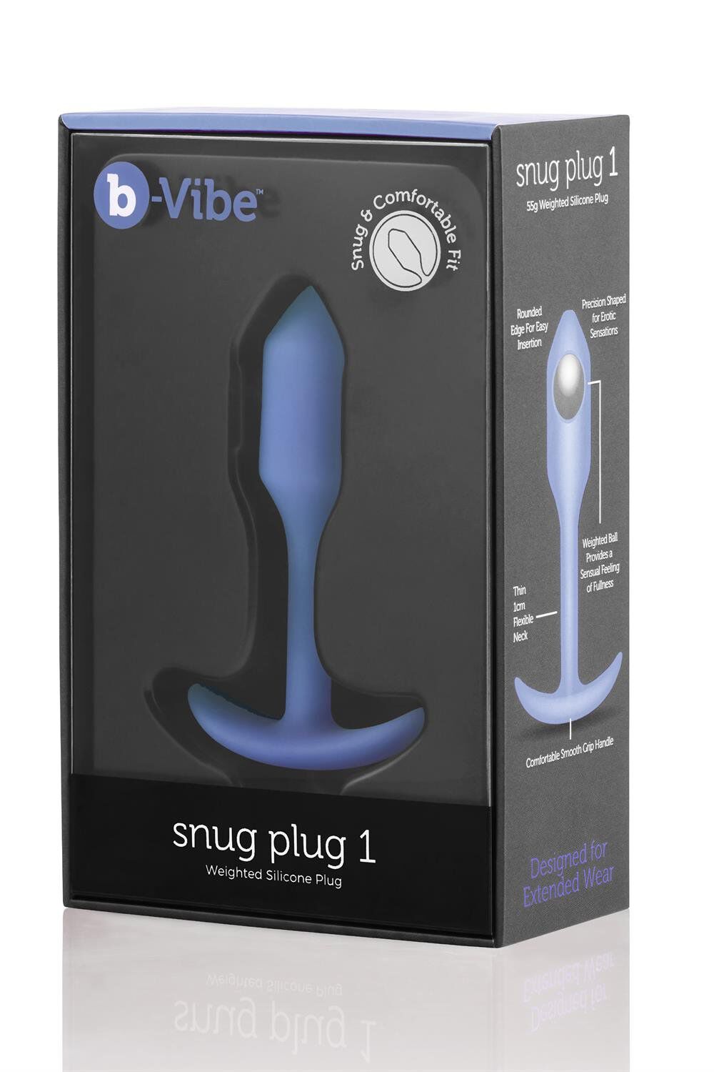 B-Vibe Snug Plug 1 Violet