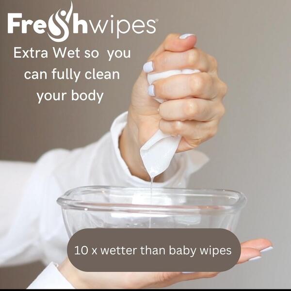 Salviette umidificate FreshWipes per il corpo - Senza profumo