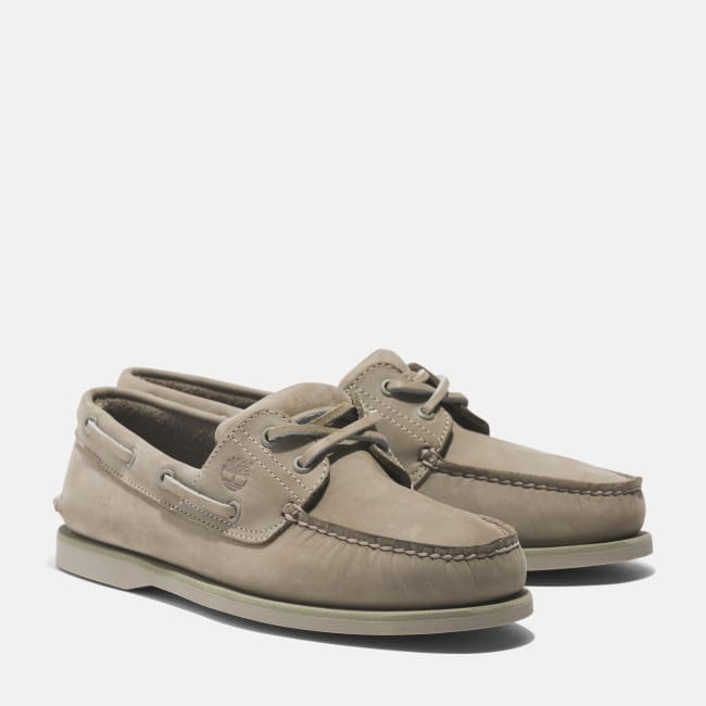 Scarpa da Barca in Pelle Classic da Uomo in                beige