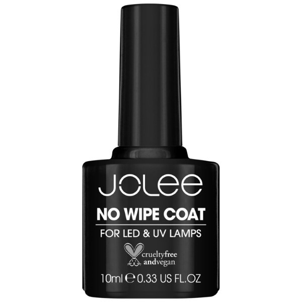 JoLee No Wipe Clear Top Coat na gélové nechty 10 ml