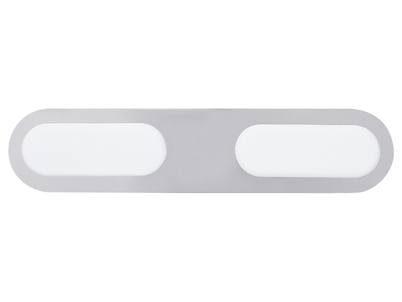 Kinkiet Smart Wifi Orbis LED 2-punktowy ze ściemniaczem srebrny