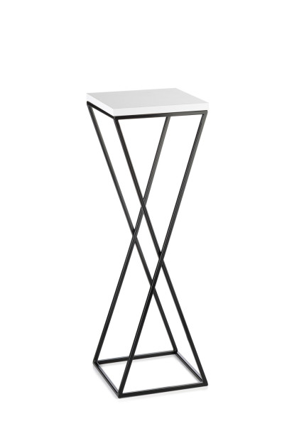 Kwietnik stojący LOFT 70 cm z blatem MDF metal