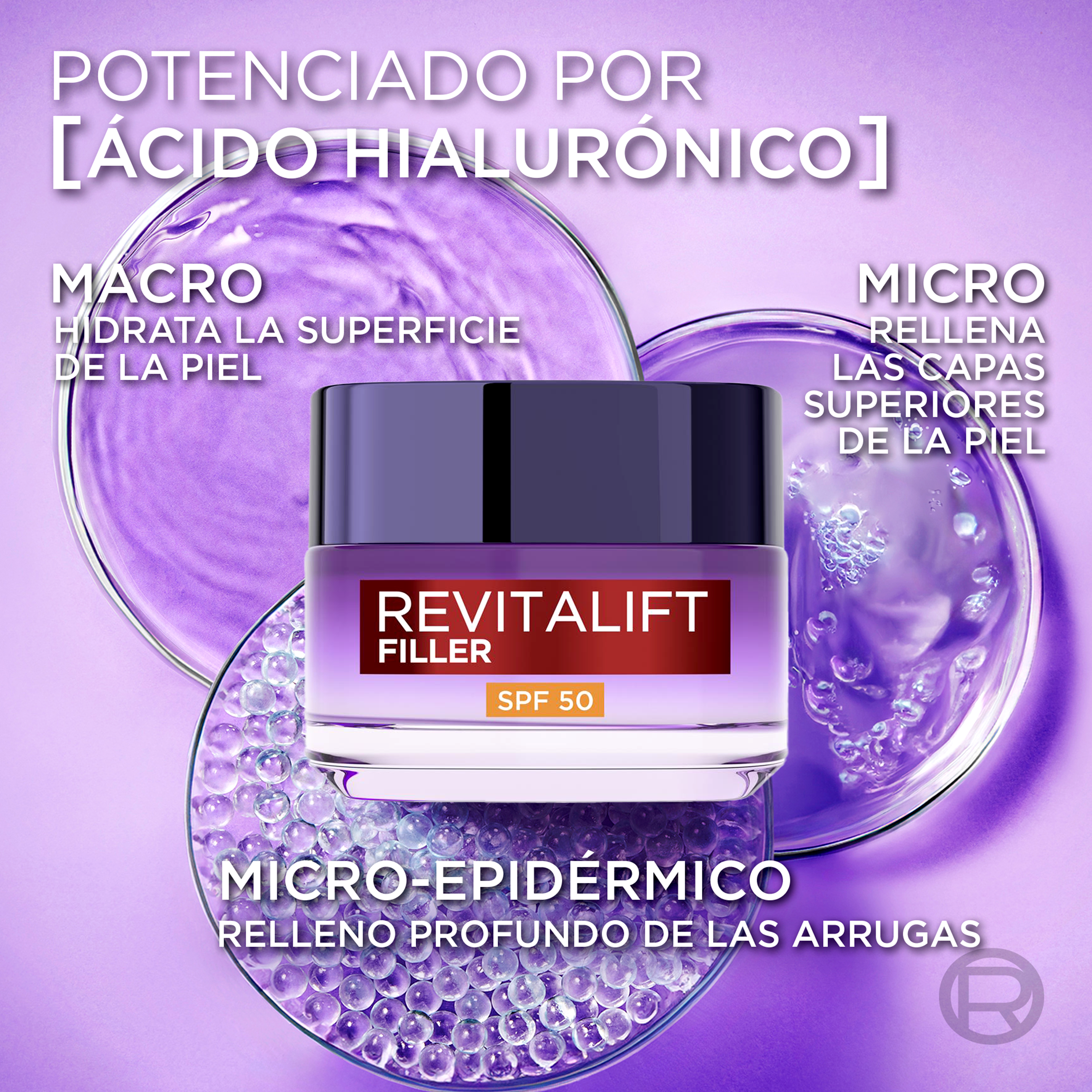 Revitalift Filler Intenzivna krema za punjenje SPF50 Kreme protiv bora i starenja