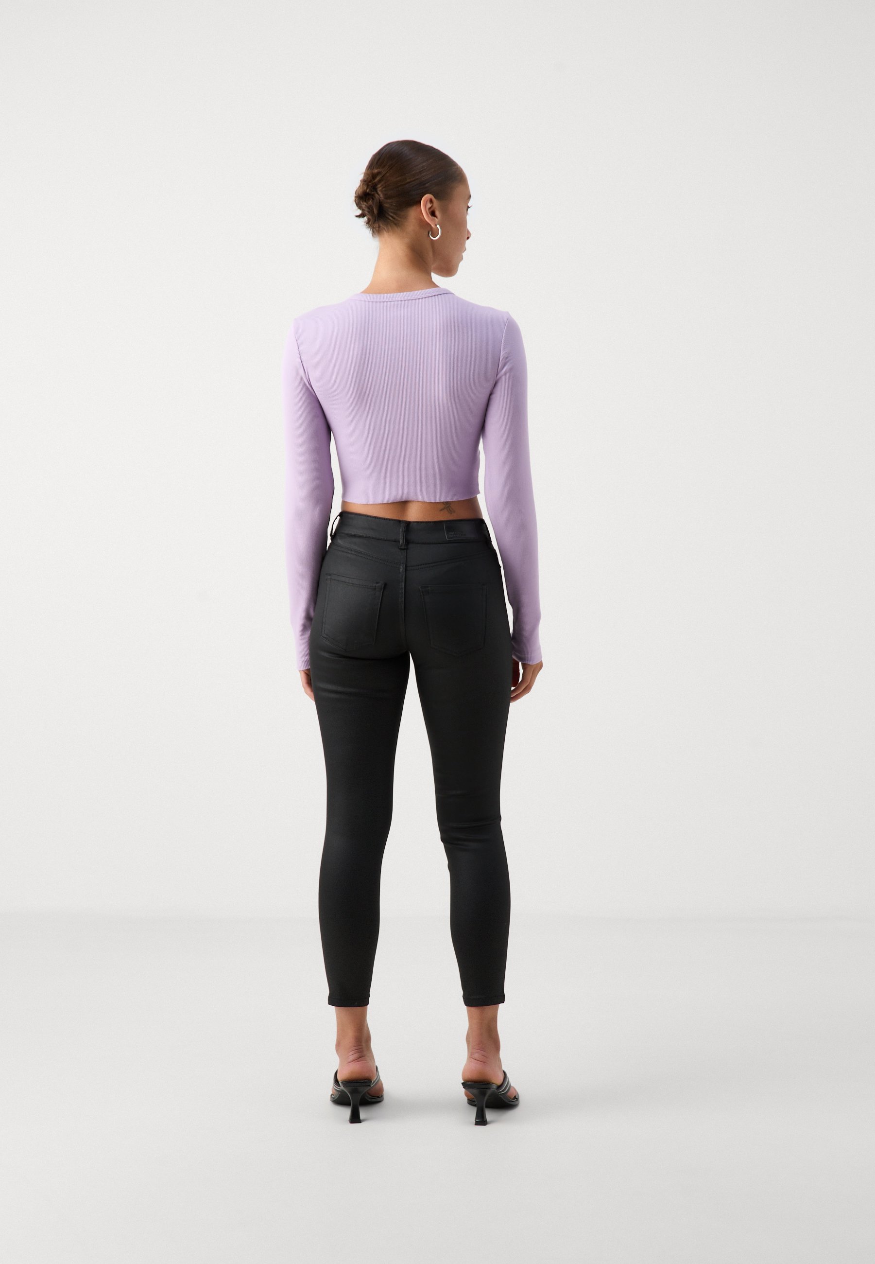 Vero Moda Petite VMFLASH SKINNY PANTS - Jeggings - zwart