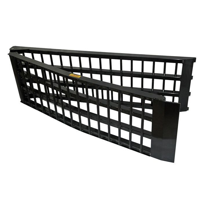 Folding multi-purpose aluminum loading ramp, 274 cm collision rail, up to 400 kg, for ATVs and quads