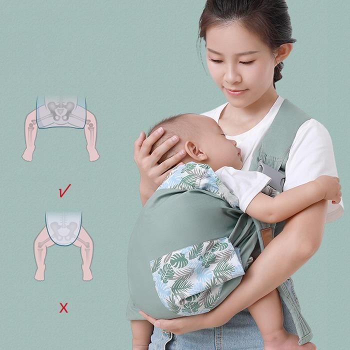 Canguru Resistente para Bebê - Canguru para Amamentação, Canguru Ajustável de Dupla Função, Tipo Sling, Verde Claro