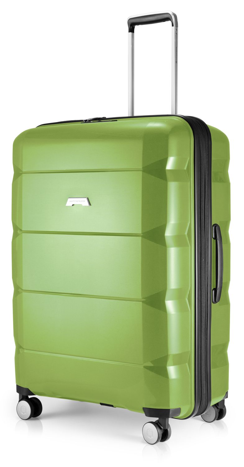 Britz - Hartschalenkoffer-Trolley, TSA-konform, 75 cm, 115 Liter, dunkelgrün