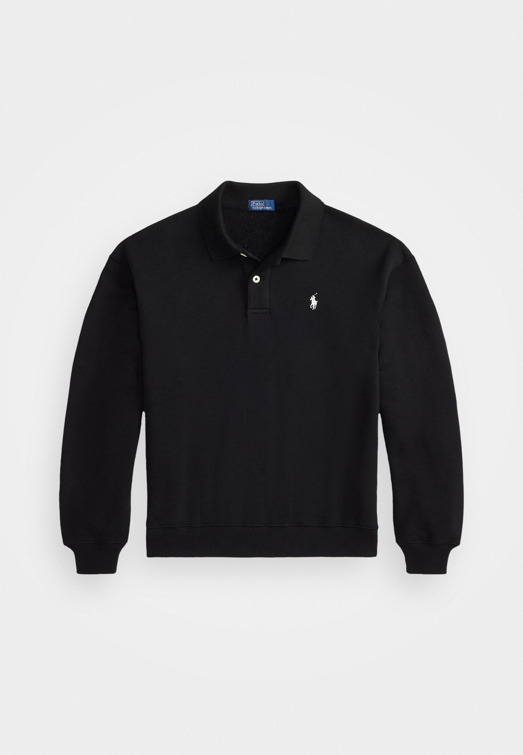 Polo Ralph Lauren POLO POLAIRE LÉGER À MANCHES LONGUES - Haut à manches longues - noir