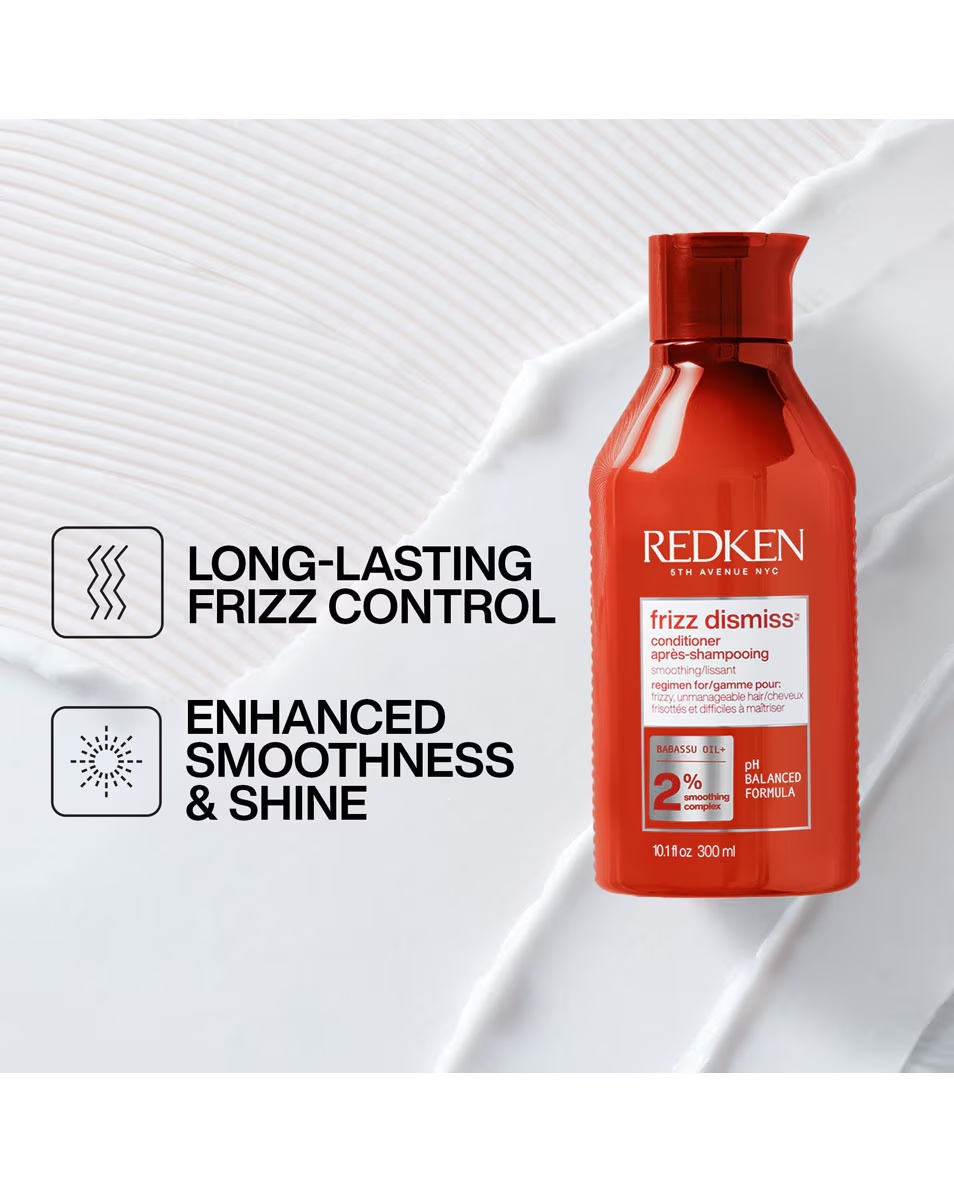 Balsam anti-încrețire REDKEN Frizz Dismiss pentru păr rebel și electrizat