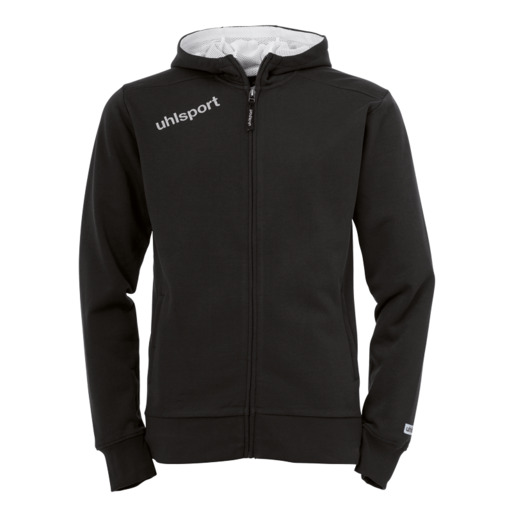  Essentiel Cazadora Con Capucha Negro Uhlsport