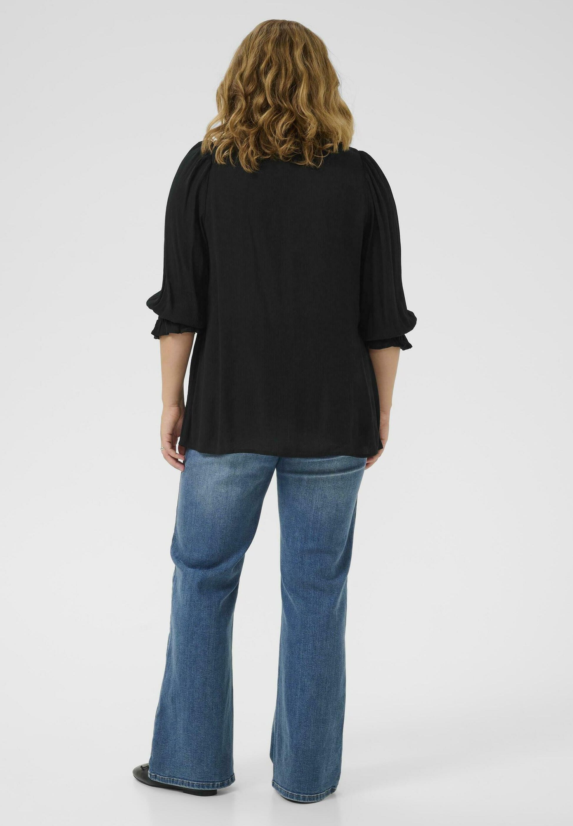 Kaffe Curve KIV AMI - Bluse - black deep